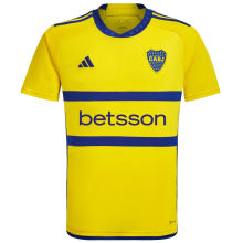 2023/24 Boca Away Yellow Fans Soccer Jersey