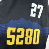 2023/24 Nuggets MURRAY #27 Black City Edition NBA Jerseys