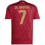 2024/25 Belgium Home Fans Long Sleeve Jersey