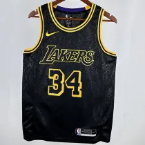 2024/25 Lakers ONEAL #34 White NBA Jerseys