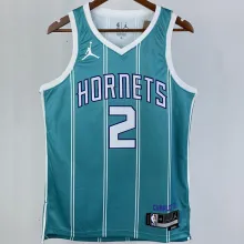 2023/24 Hornets BALL #2 Green NBA Jerseys