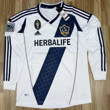 2012/13 LA Galaxy FC Home White Retro Long Sleeve Jers