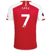 SAKA #7 ARS 1:1 Quality Home Fans Jersey 2023/24 (League Font) ★★