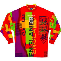 1996 England Goalkeeper Retro Long Sleeve Jersey