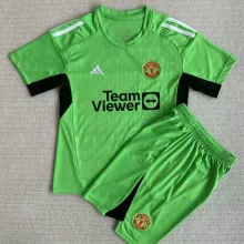 2023/24 M Utd GK Green Kids Soccer Jersey