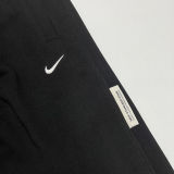 2024/25 Nk~ Black Pure Cotton Sports Trousers Zipper style