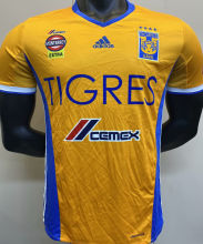 2016/17 Tigres Third Home Yellow Retro Soccer Jersey