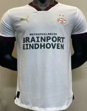 2023/24 P S V Away White Player Version Soccer Jersey
