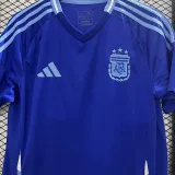 DI MARIA #11 Argentina Away Blue Fans Soccer Jersey 2024/25 ★★