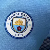 2024/25 Man City Home Blue Player Version Long Sleeve Jersey