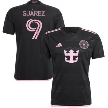 Suárez #9 Inter Miami 1:1 Quality Away Black Fans Jersey 2023/24 胸前新广告 ★★