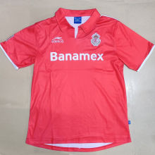2004/05 Deportivo Toluca Home Red Retro Soccer Jersey 托卢卡