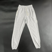 2024/25 Nk~ Grey Pure Cotton Sports Trousers Zipper style