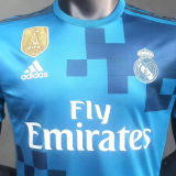 2017/18 RM Third Retro Player Version Soccer Jersey 球员版带胸前章