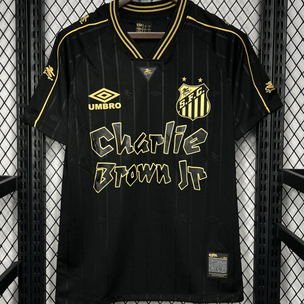 2024 Santos Charlie Brown Jr Special edition Black Fans Jersey