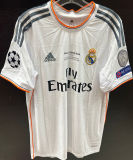 RONALDO # 7 RM Home Retro Jersey 2013/14 (Have All Patch) (9) 全套章 +2014胸前小字 ★★