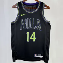 2023/24 Pelicans INGRAM #14 Black City Edition NBA Jerseys