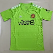 2023/24 M Utd Goalkeeper Green Fans Soccer Jersey