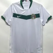 2006 Mexico Away White Retro Soccer Jersey