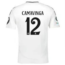CAMAVINGA #12 RM 1:1 Quality Home Fans Jersey 2024/25 （UCL Font) ★★