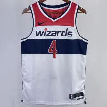 2023/24 Wizards WESTBROOK #4 White Home NBA Jerseys