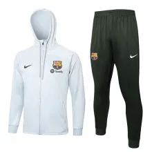 2024 BA Light Gray Hoody Zipper Jacket Tracksuit