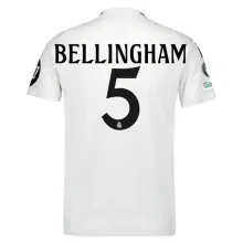 BELLINGHAM #5 RM 1:1 Quality Home Fans Jersey 2024/25 （UCL Font) ★★
