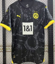 2023/24 BVB Away Black Fans Soccer Jersey