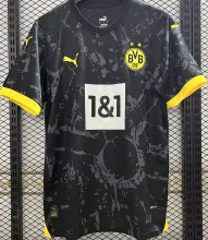 2023/24 BVB Away Black Fans Soccer Jersey
