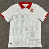 2024 Tunisia Away White Fans Soccer Jersey 突尼斯