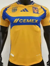 2024/25 U.A.N.L Tiger Home Yellow Player Version Soccer Jersey
