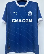 2023/24 MS 1:1 Quality Away Blue Fans Soccer Jersey