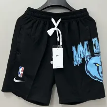 2023/24 Grizzlies Black NBA Cotton Pants