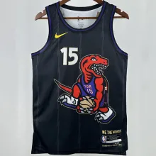 2025 Timberwolves CARTER #15 Black NBA Jerseys 热压