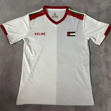 2024/25 Palestina White Fans Soccer Jersey