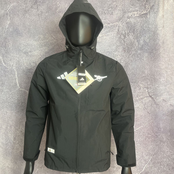2024/25 ARS Black Windbreaker  Y14冲锋衣