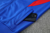 2025 Spain Blue Jacket Tracksuit