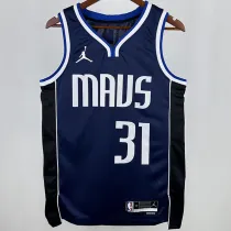 2025 Mavericks THOMPSON #31 Sapphire Blue NBA Jerseys
