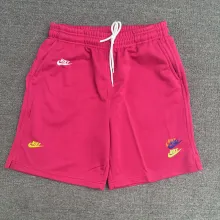 2025 NK Pink Embroidered Multicolor Logo Casual Short Pants CN02玫粉