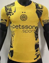 2024/25 In Milan Third Yellow Player Version Soccer Jersey 有胸前广告