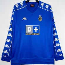 1999/2000 JUV Away Blue Retro Long Sleeve Soccer Jersey