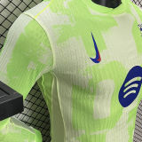 2024/25 BA Third Green Player Version Long Sleeve Jersey 胸前大广告