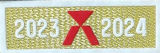 Spain Laliga 2023-2024 Champion Patch 2022-2023 中间 红色 金条 黄马用 You can buy it alone OR tell us which jersey to print it on