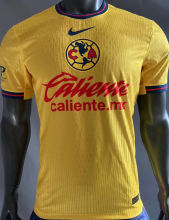2024/25 Club America Home Yellow Player Version Soccer Jersey