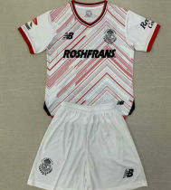 2024/25 Deportivo Toluca Away White Kids Soccer Jersey