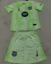 2024/25 BA Third Green Kids Soccer Jersey 胸前大广告