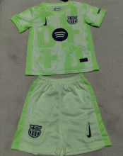 2024/25 BA Third Green Kids Soccer Jersey 胸前大广告