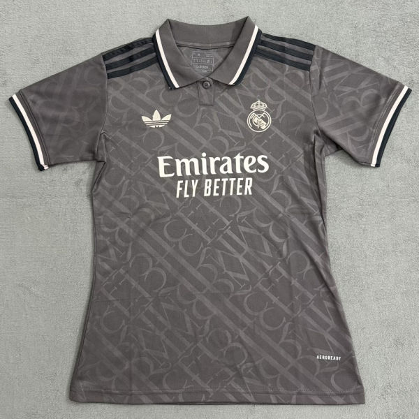 2024/25 RM Third Black Women Soccer Jersey 女