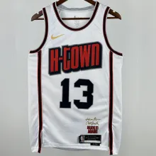 2025 Rockets HARDEN #13 White City Edition NBA Jersey
