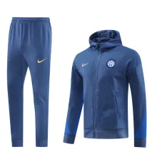2025 In Milan Light Blue Hoody Zipper Jacket Windbreaker